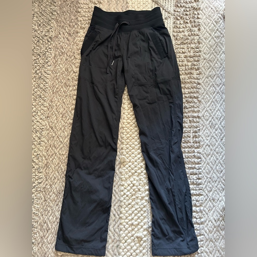 Lululemon Black Drawstring Pants Size 0